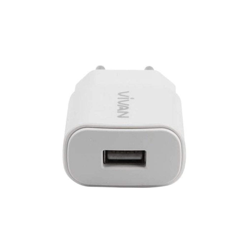 A_   Adaptor Vivan Power Oval Fast Charging 2.0A (Sudah Termasuk Kabel Microusb)