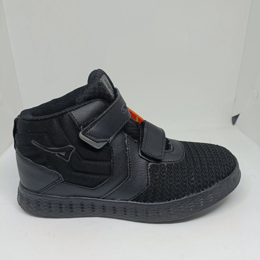 ARDILLES BCG INUYASHA FULL HITAM/SEPATU SEKOLAH/SEPATU KREK/SEPATU VELCRO/SEPATU ANAK TK DAN SD/SEPATU TERBARU/SEPATU MURAH/SEPATU FORMAL