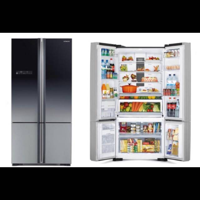 Hitachi Kulkas 4 Pintu R-WB73PGD5XGR Garansi Resmi