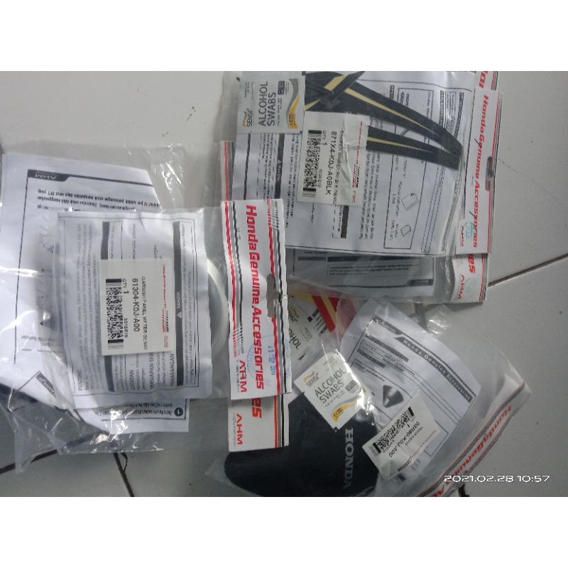 aksesoris Honda Genio original
