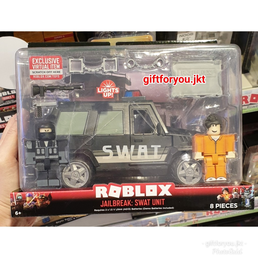 Roblox Jailbreak Swat Unit Vehicle Action Figure Collection Mobil Toy Mainan Anak Car Original Shopee Indonesia - swat roblox toys