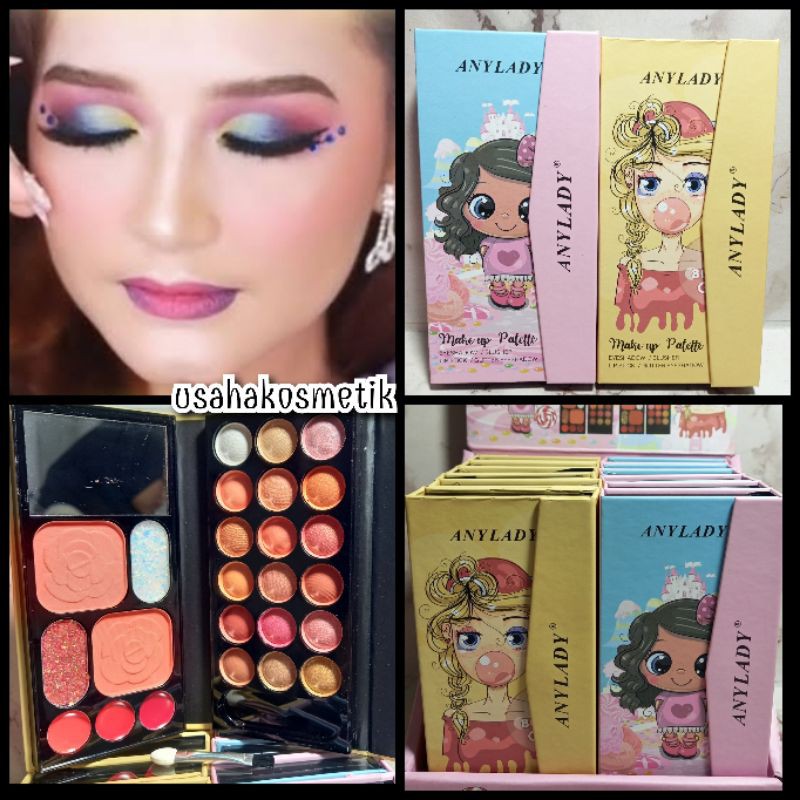 TERMURAH EYESHADOW ANYLADY PRETTY MERMAID | BUBLE | STRAWBERRY CHERRY NO.8814 H-56 | 8614F | 8614F B