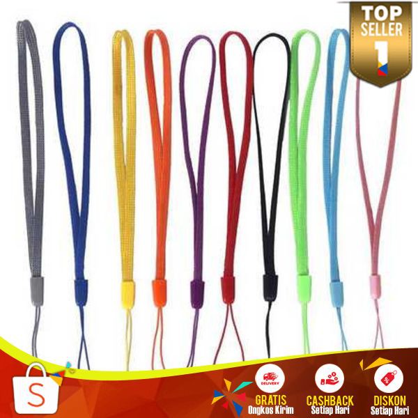 Lanyard Gantungan HP Kalung Handphone Menarik Tali ID Card Holder Kuat Kalung Smartphone Murah