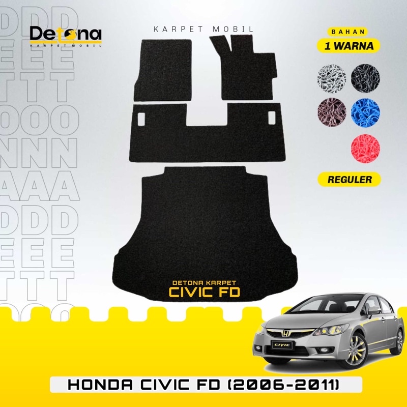 Karpet Mobil Mie Honda CIVIC FD 2006-2011 / Karpet Mie Mobil Honda CIVIC FD 2006-2011