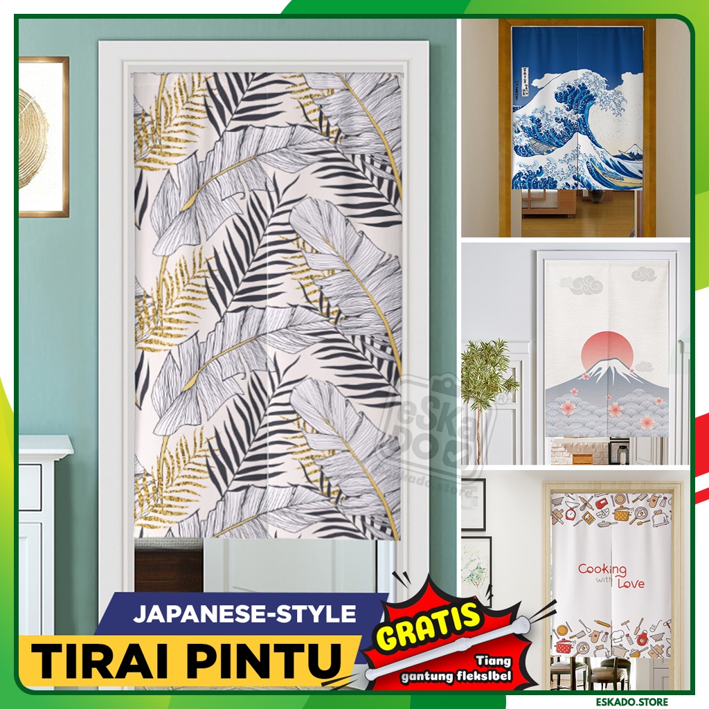 Kain Tirai Pintu / Door Curtain Jepang