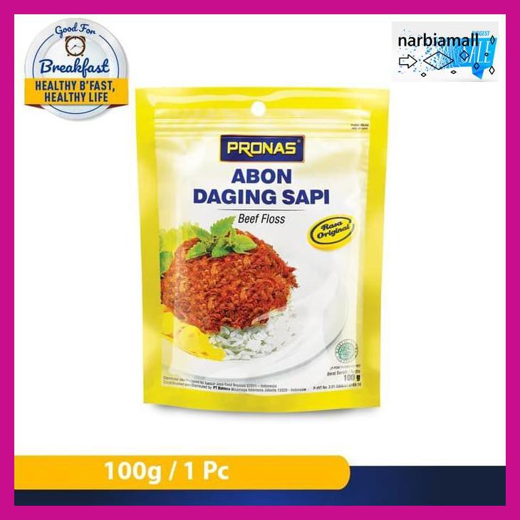 

U8Tyuj7- Pronas Abon Sapi Original (Kemasan Ziplock) 100 G E4Wr46-