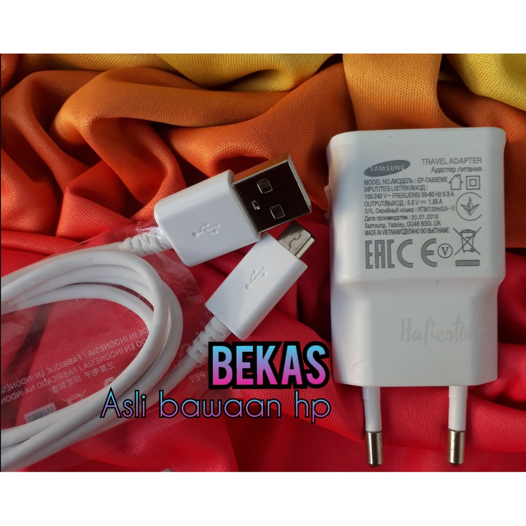 Charger samsung(1.55A) A10S A02 A03 A6 A7 J7 J8 Original 100%