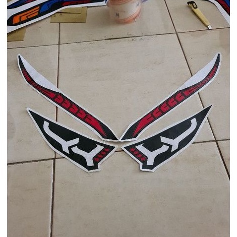 Stiker sticker lampu pcx lama old motif lamborgini