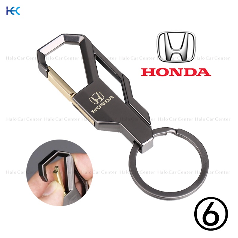 【Ready Stock】Alloy Metal Logo Motorcycle Keychain Car keychain SET for Honda