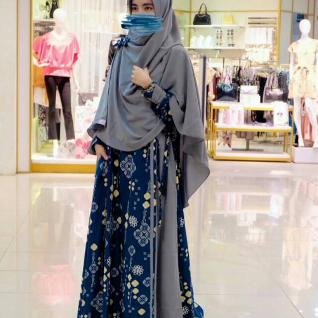 LAUZAH Set Gamis syari ORI By Gerai Saffa