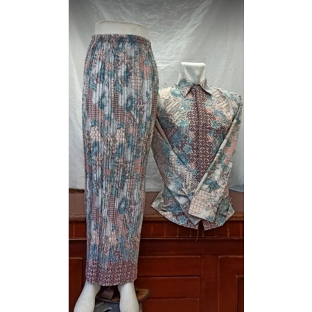 [COD]ROK PLISKET DAN KEMEJA PANJANG BATIK PRIA