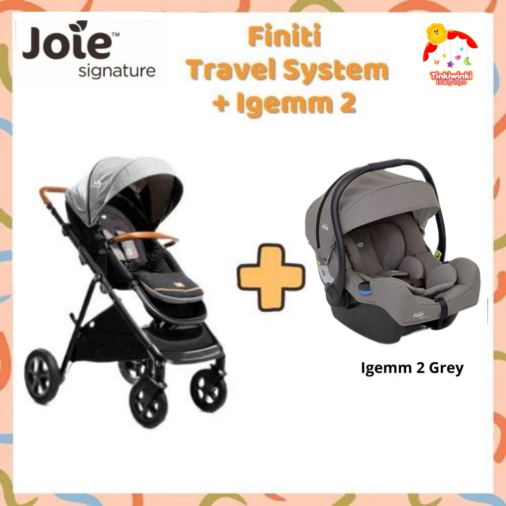 Joie Signature Finiti Stroller Travel System with Joie signature Igemm 2