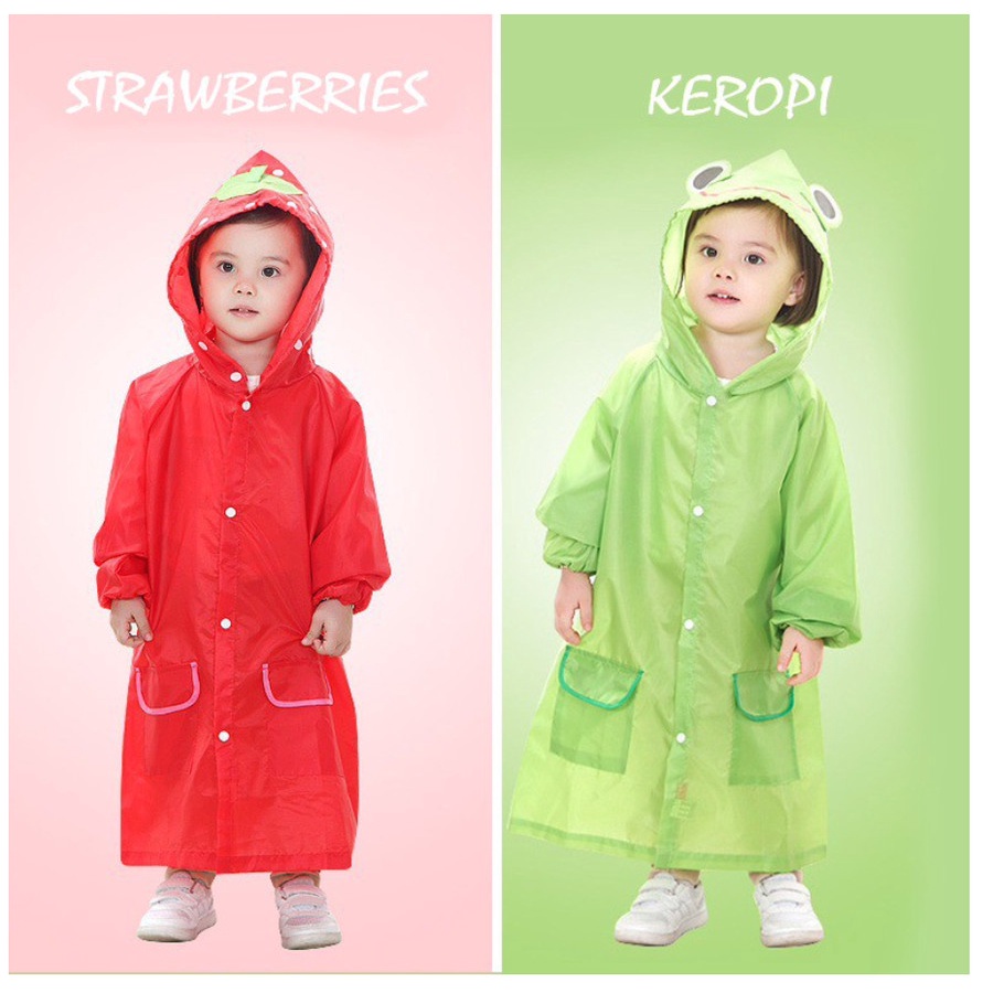 Jas ujan anak karakter hoodie rain coat kids jas hujan import jas hujan wanita pria axio jas hujan plastik ponco jumbo