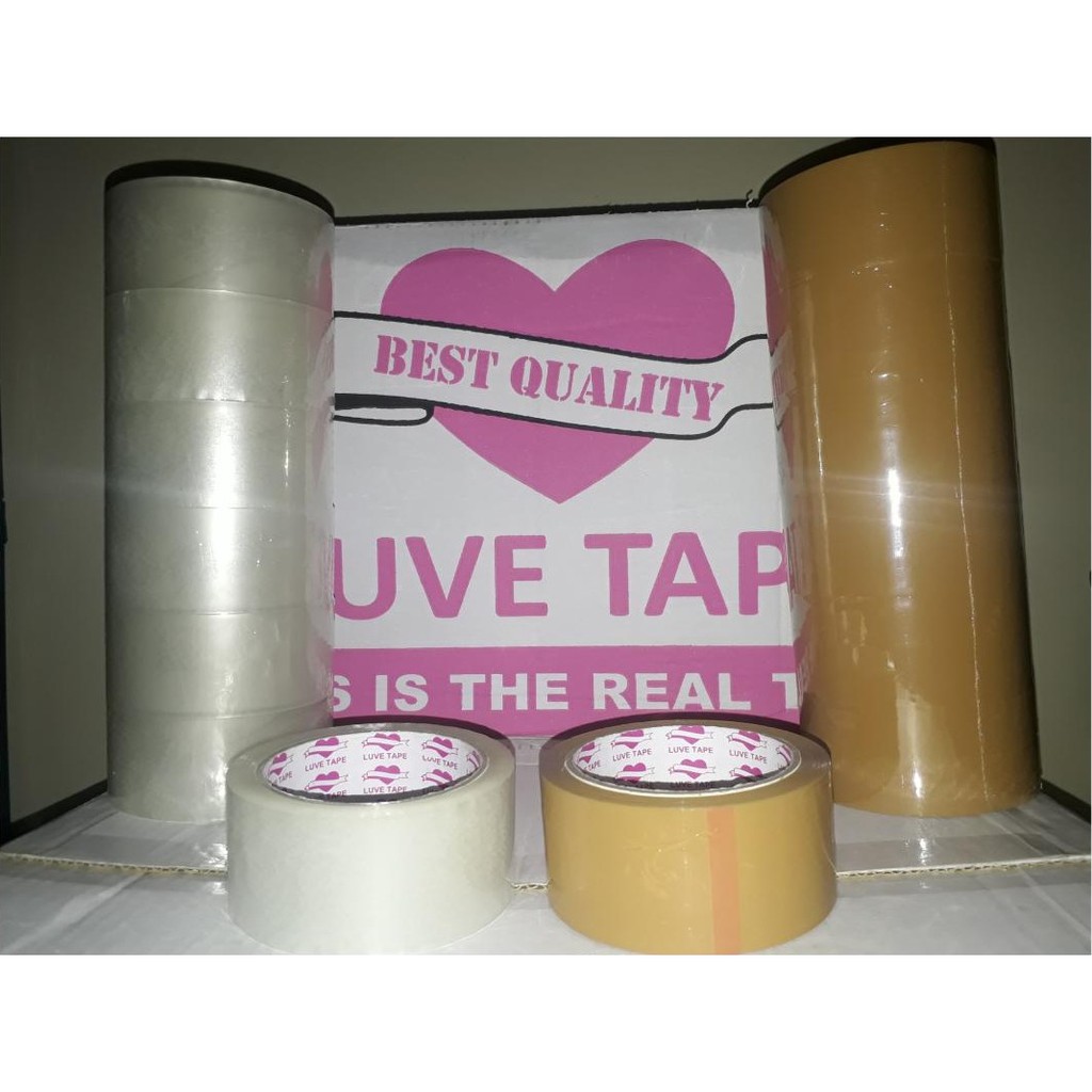 

Lakban Selotip Perekat Luve Tape 2 inch 5cm x 100yard 90 meter x 45 micron Berkualitas Tinggi