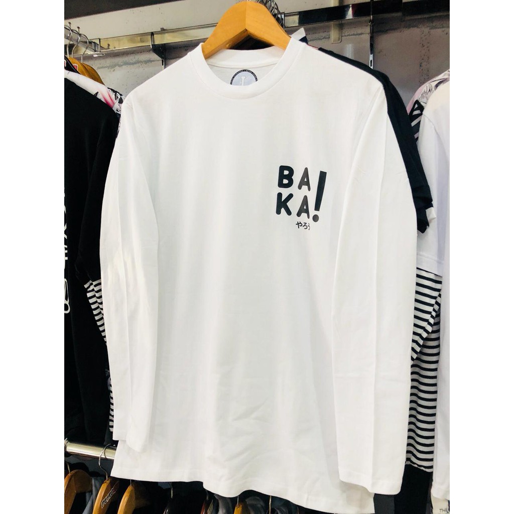 Kaos distro Baka Japan White