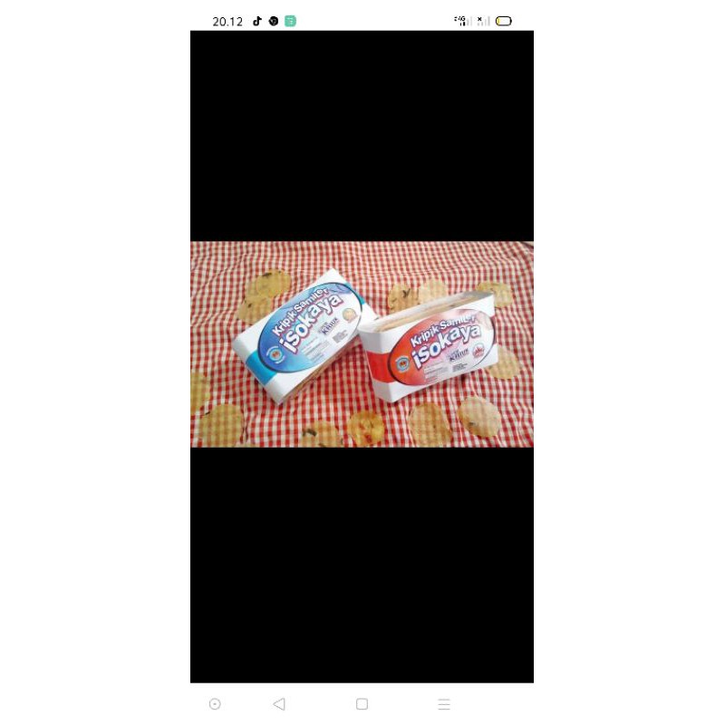

Isokaya keripik samiler mentah 200gr tanpa dijemur
