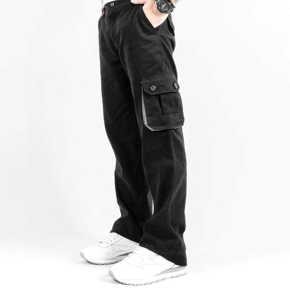 (HARGA SPESIAL) Gizmo Celana Cargo Panjang Prime Black