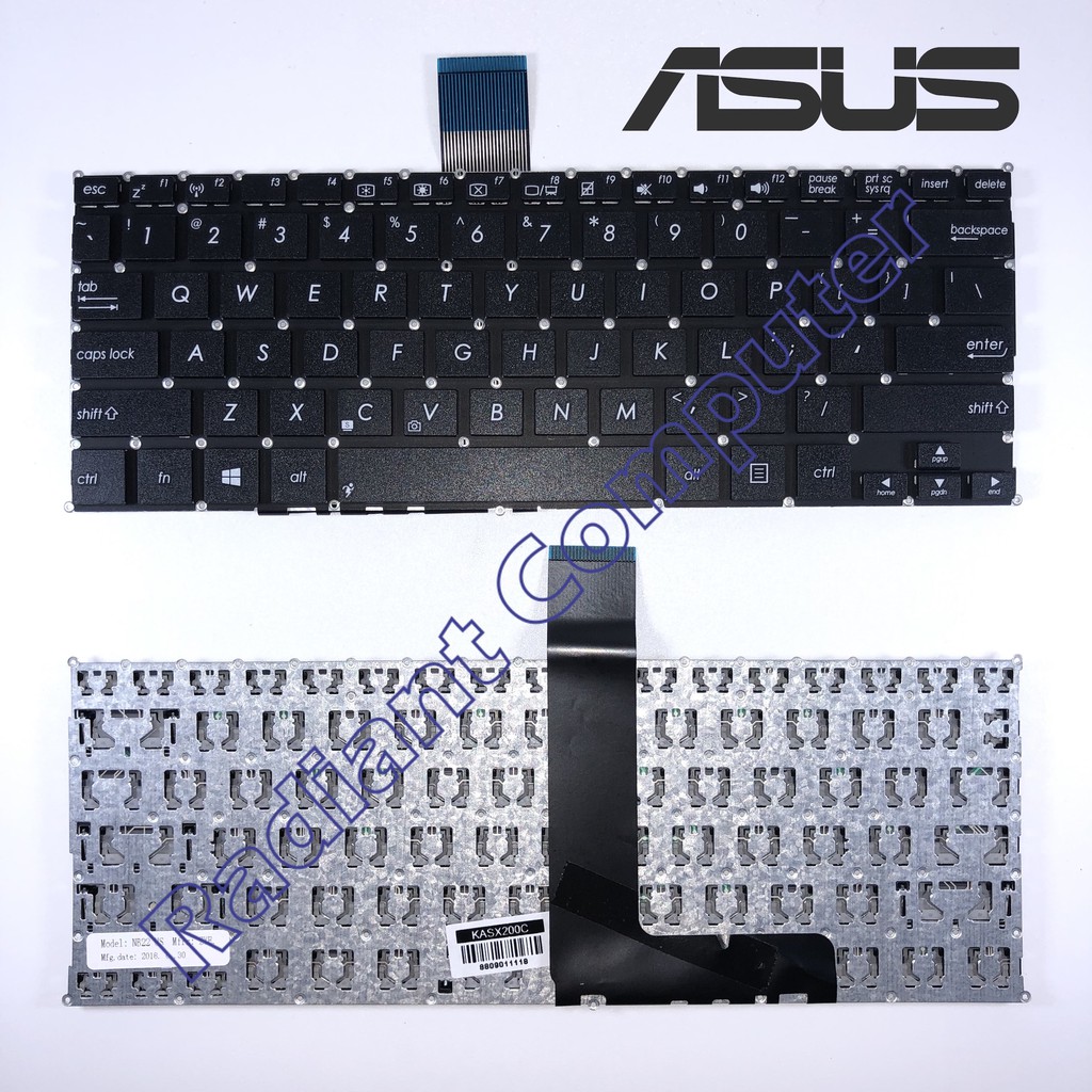 Keyboard Asus X200CA X200LA X200MA, kabel panjang BLACK