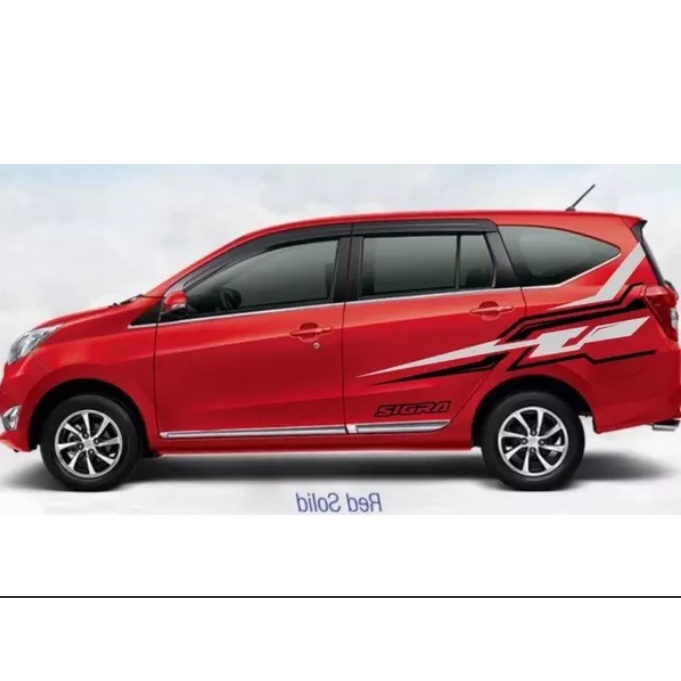 Stiker Sticker Mobil Sigra Stiker Cutting mobil Daihatsu Sigra Stiker Mobil Keren