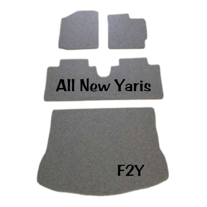 Karpet Mobil Mie All New YARIS Full Set Bagasi