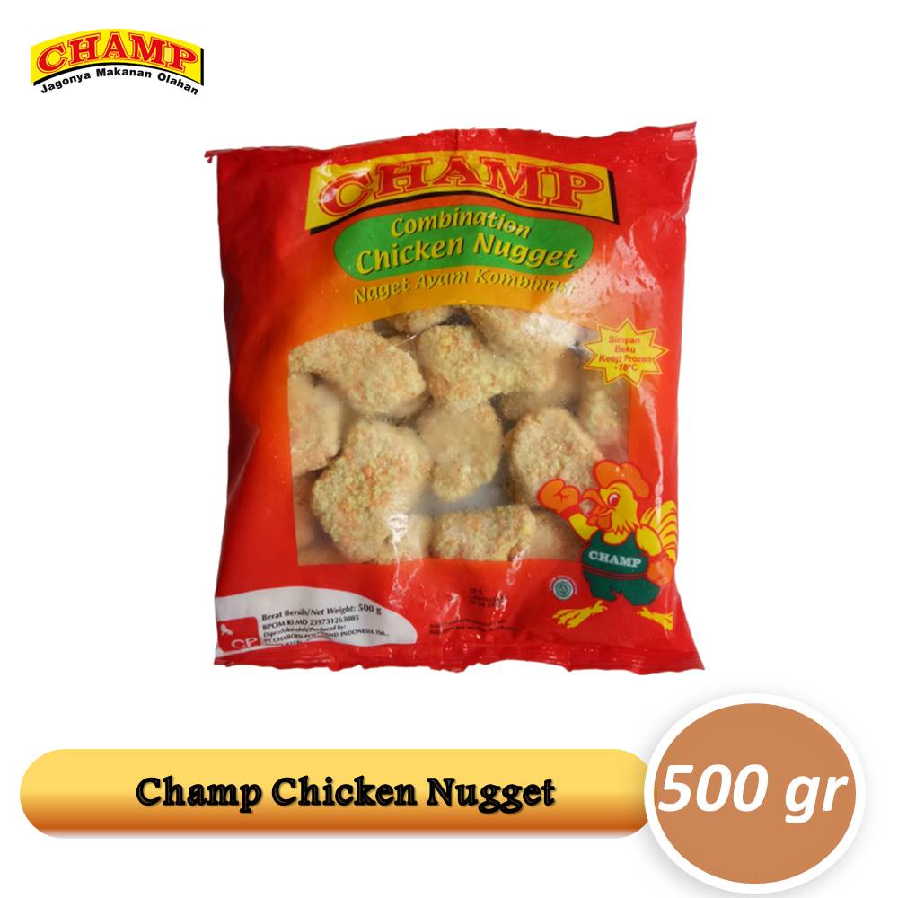 Nugget Ayam Champ 500gr/Champ Chicken Nugget/Nugget Champ