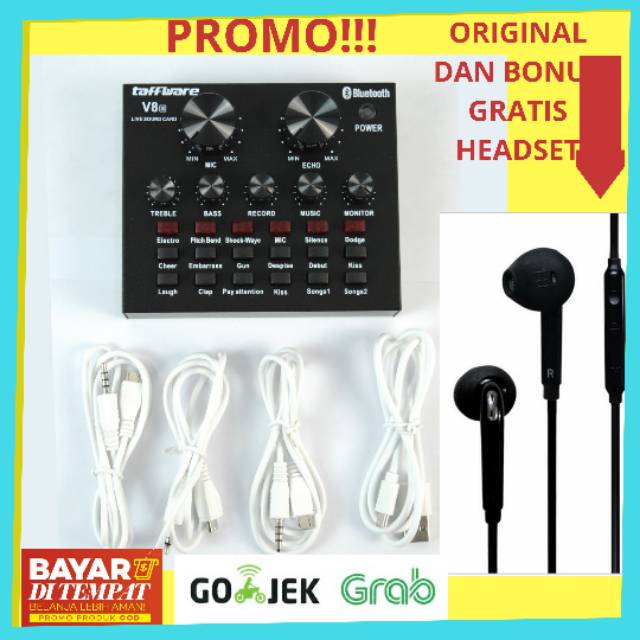 Soundcard V8 Mixer Recording / Live Karaoke/ mixer soundcard