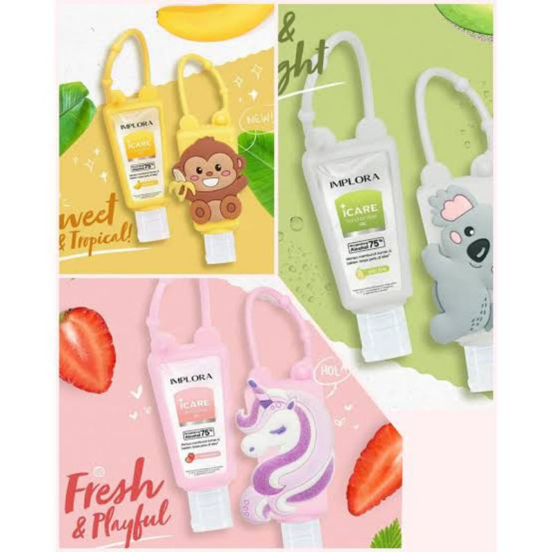 Implora Hand Sanitizer Gantung Implora Hand Sanitizer Gantung Hand Sanitizer alcohol  75% Icare hand
