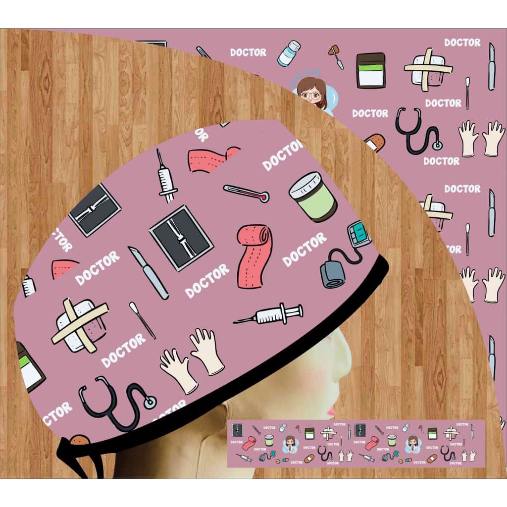Scrub Hat / Surgical Cap / Topi Dokter