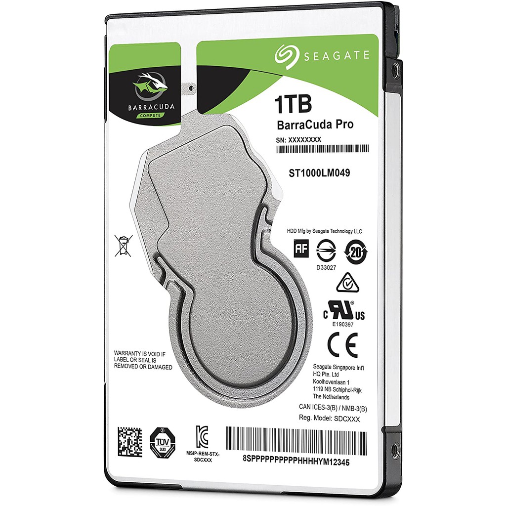 SEAGATE BarraCuda PRO 1TB ST1000LM049 2,5&quot; 7200 RPM 128MB Hard Drive