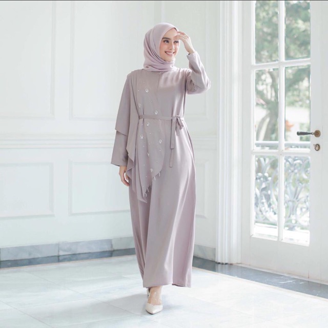 Vanilla Hijab Preloved Zalia Dress