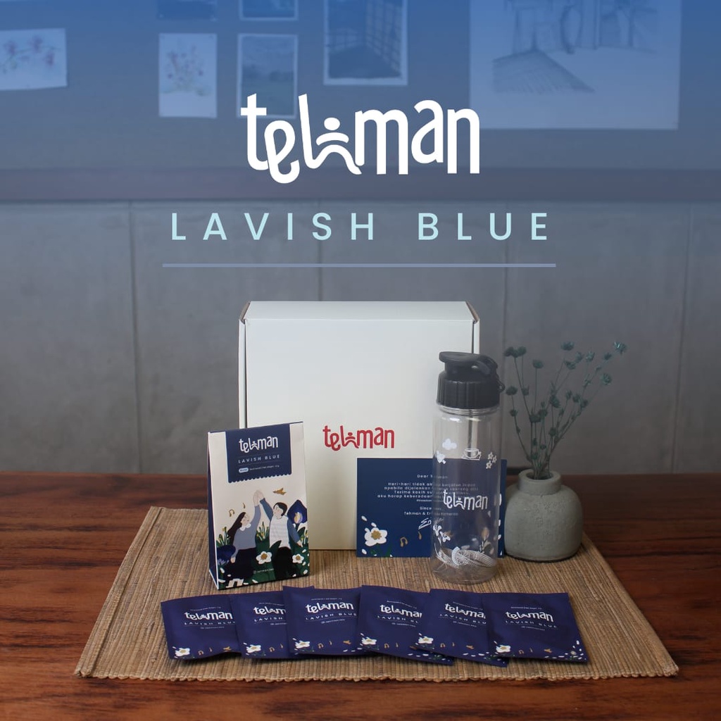 TEHMAN TENANG | Lavish Blue Tehman Tea | Mint & Calm
