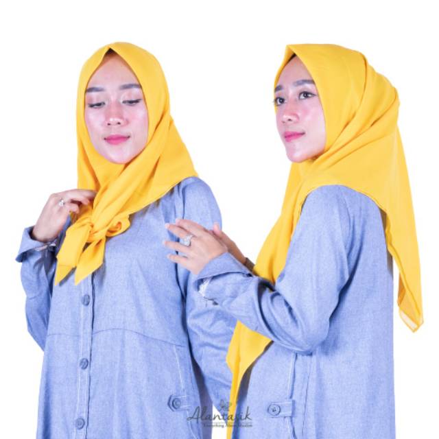 Alantasik - segi tiga instan  Yara bella square / Jilbab instan Yara R.19