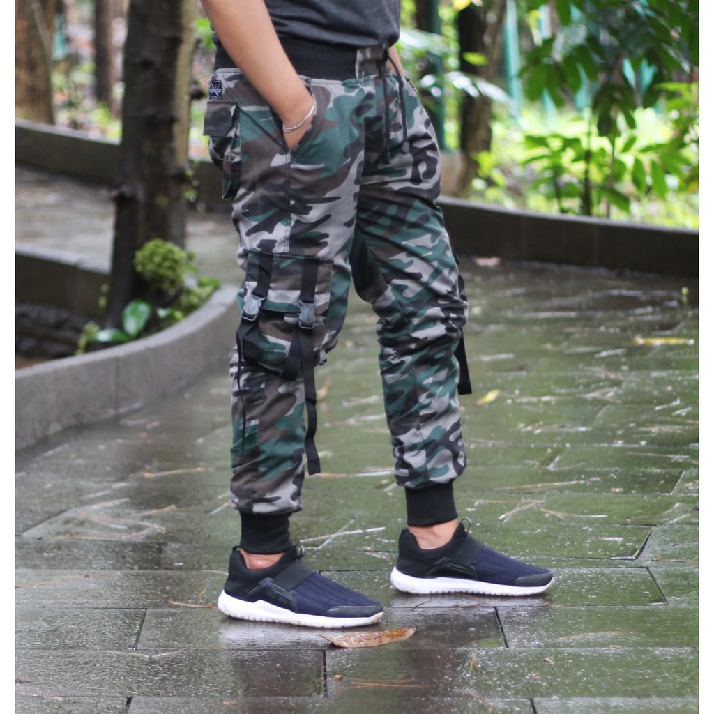 Celana jogger cargo panjang army PREMIUM pria Celana gunung hiking joger tebal