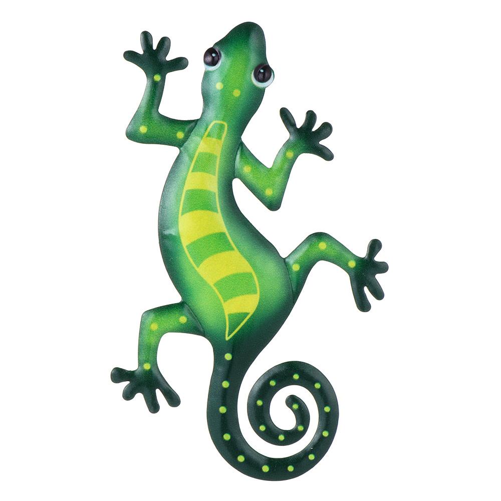 Solighter Metal Gecko Kamar Tidur Patung Inspiratif Indoor Outdoor Art Craft Statues