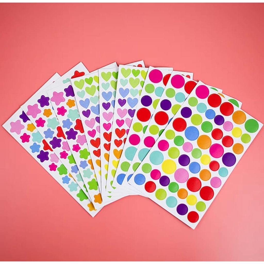 

BM M16 10 PCS STIKER WARNA-WARNI DIY | STIKER MAINAN | STIKER KERAJINAN TANGAN | STIKER REWARD