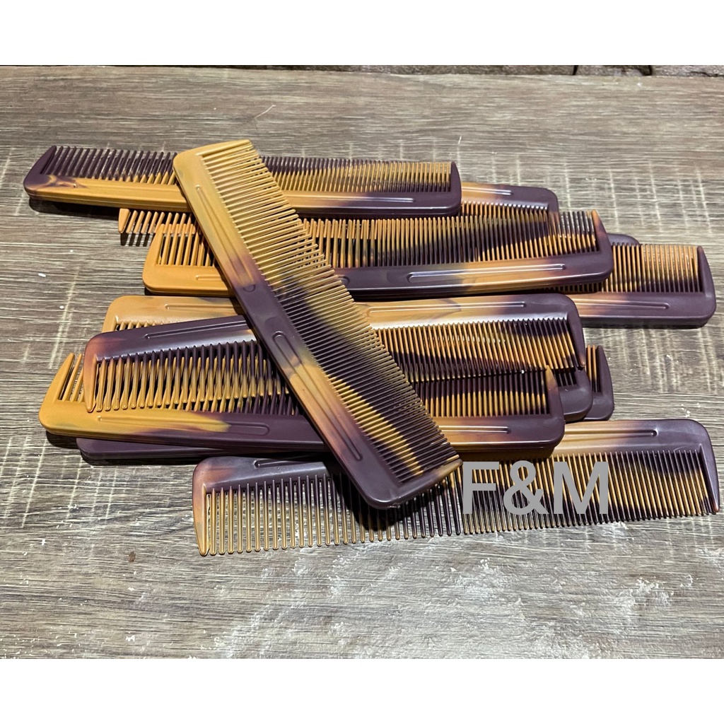 sisir / sisir plastik / sisir motif kayu 1pcs / sisir rambut panjang