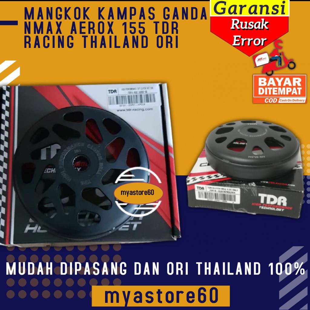 MANGKOK KAMPAS GANDA  YAMAHA NMAX AEROX 155 TDR RACING THAILAND ORIGINAL ASLI SPAREPART MOTOR MONTOR