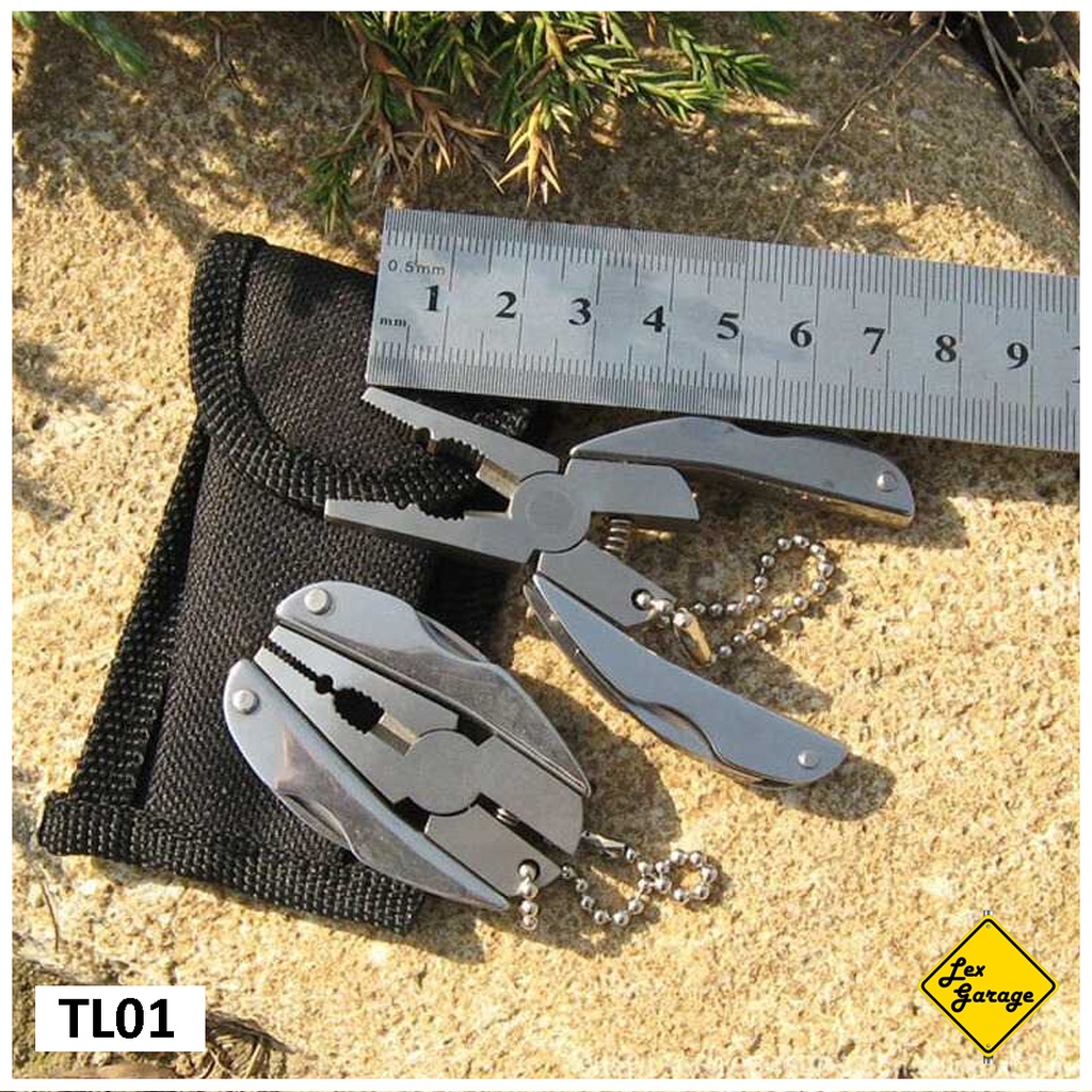 Tang Pisau Lipat Kombinasi Multifungsi EDC Tool Kit Knife