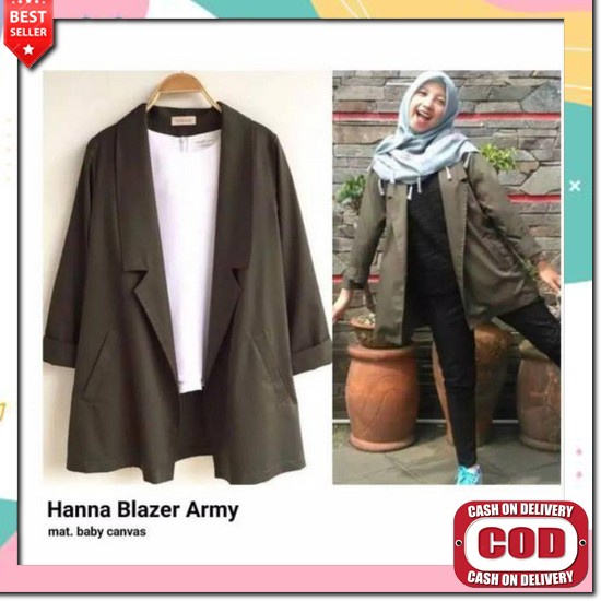 Blazer,Rompi Hitam Polos,Blazer Wanita Kantoran,Lengan Pjg Sentragamis Promo Murah Blazer Wanita Len