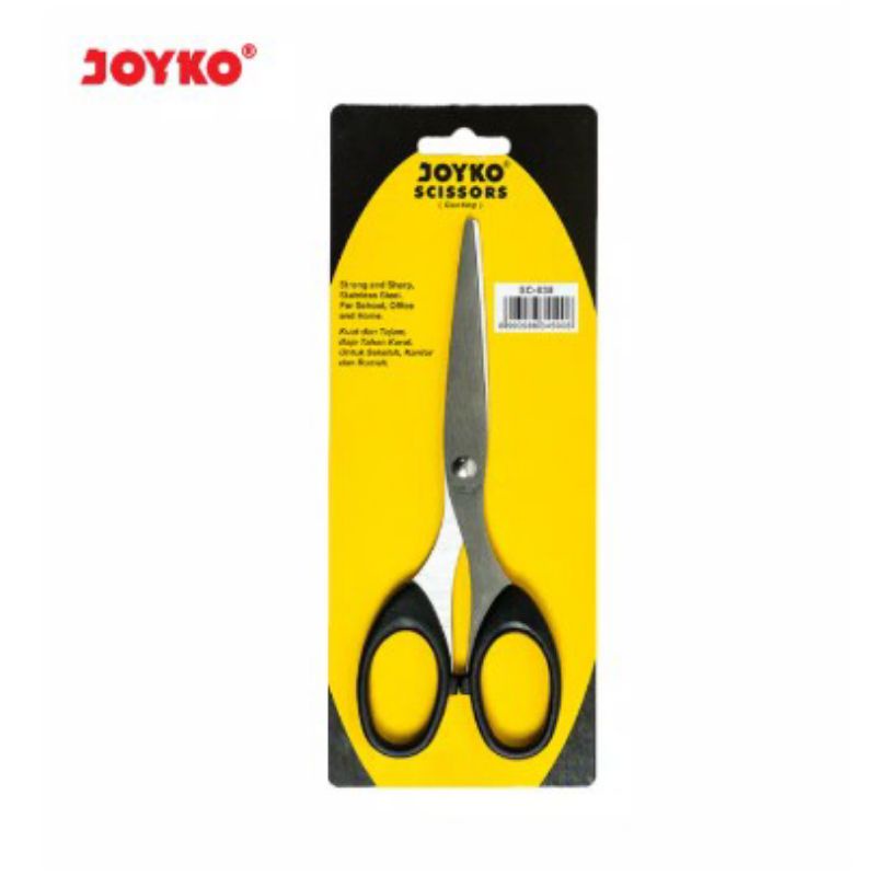 

GUNTING JOYKO SC-838 SCISSORS KERTAS KARTON KAIN TAJAM STAINLESS SC 838 SEDANG MURAH ATK GROSIR TANGGUNG PEMOTONG