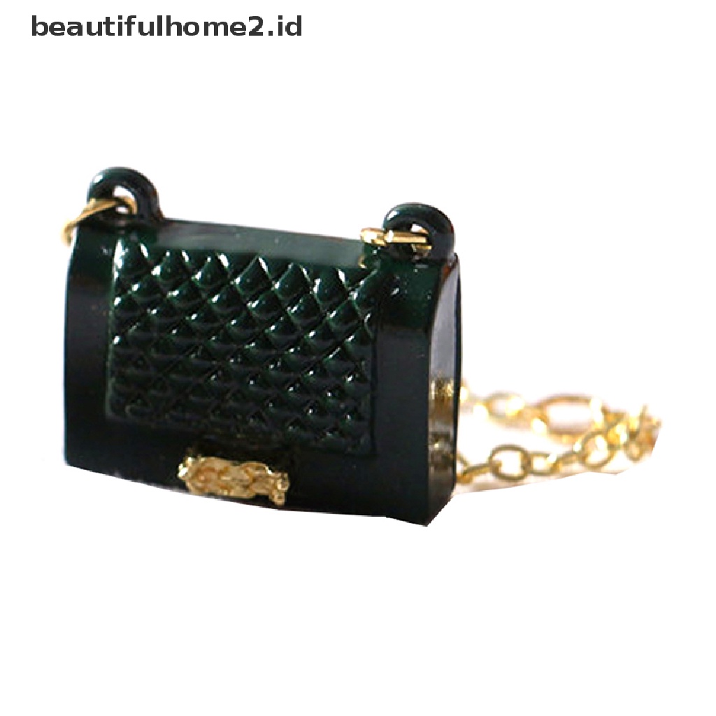 [beautifulhome2.id] Doll House Mini Metal Bag Accessories Fashion Decoration Miniature Model ID