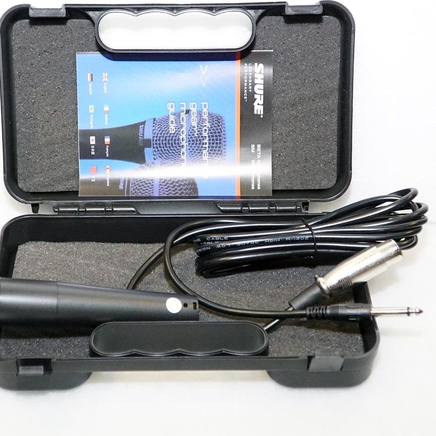 ♥ Mic Kabel SM 57 + KOPER / Professional Microphone Instrumen Cable SHURE SM57 / Mic Vocal SM-57 ➧