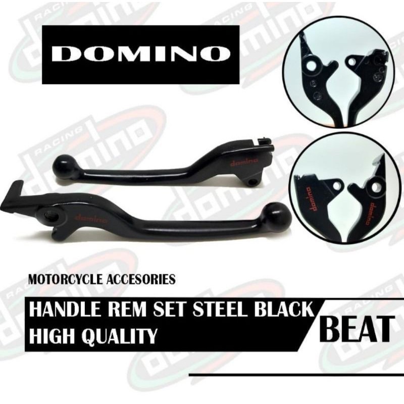 HANDEL SET BLACK DOMINO STANDAR - HANDLE SET BLACK DOMINO VIXION VARIO150 BEAT SCOPY SATRIA MIO NMAX