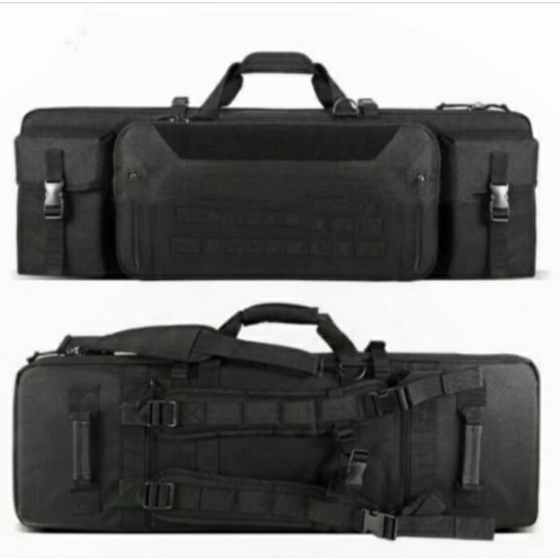 tas senjata laras panjang 60cm - 140cm.tas senjata 2 kompertmen.tas senjata airsoftgun