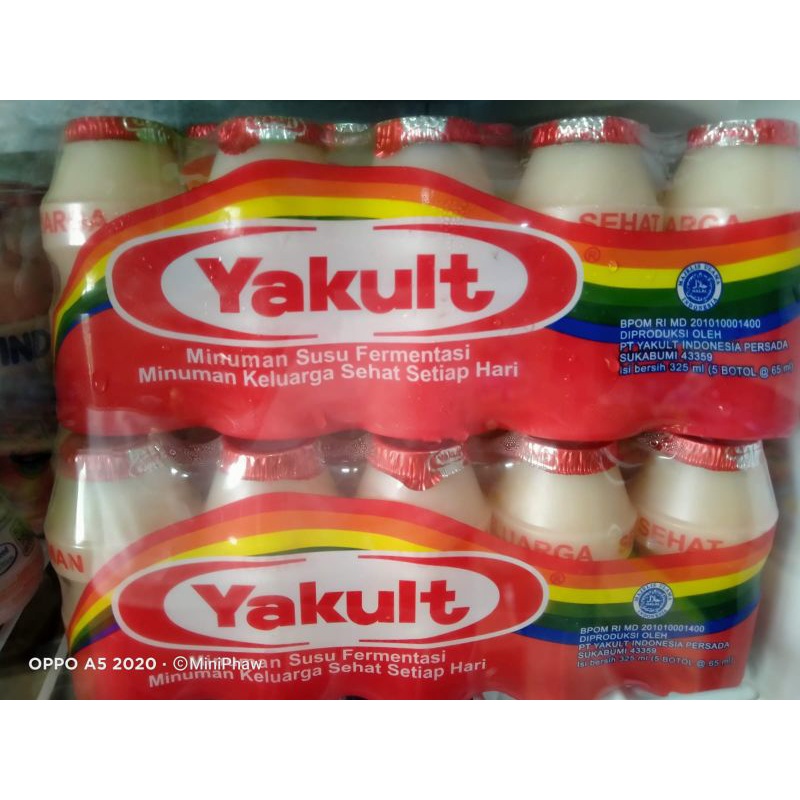 

Yakult Minuman Susu Fermentasi 1pak isi 5pcs BESELLER MURAH C. O. D