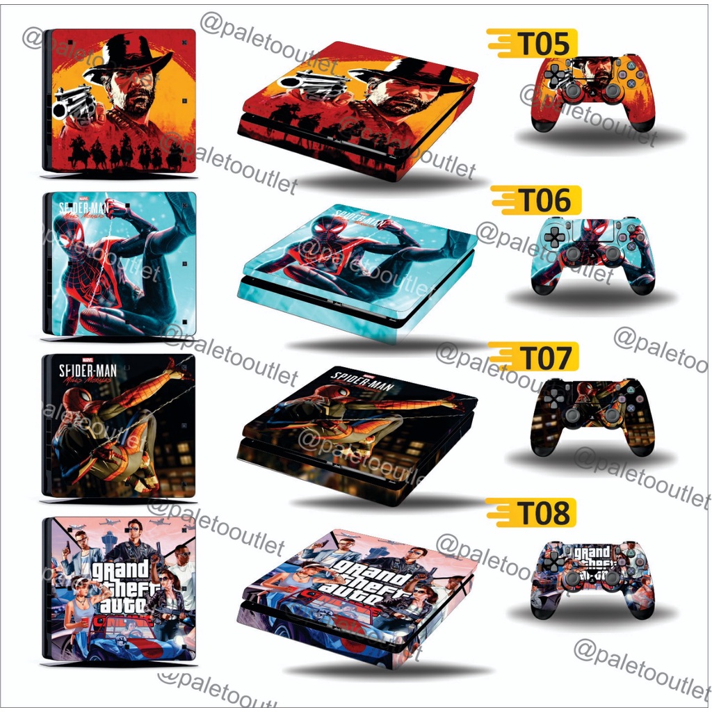 GARSKIN PS4 SLIM PS4 FAT PS4 PRO desain custom