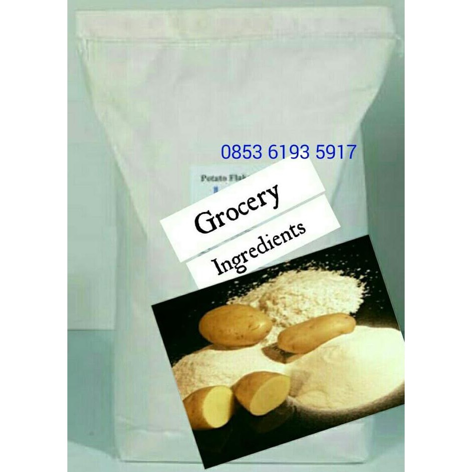 

Sale!! Potato Flakes - 1Kg / Mashed Potato Flakes / Tepung Kentang Terbaru
