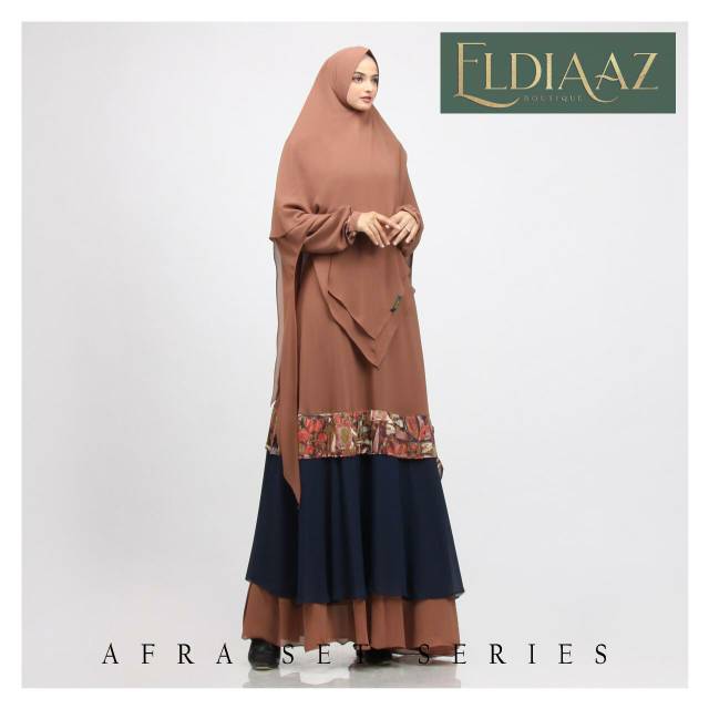 AFRA SET gamis syari by ELDIAAZ