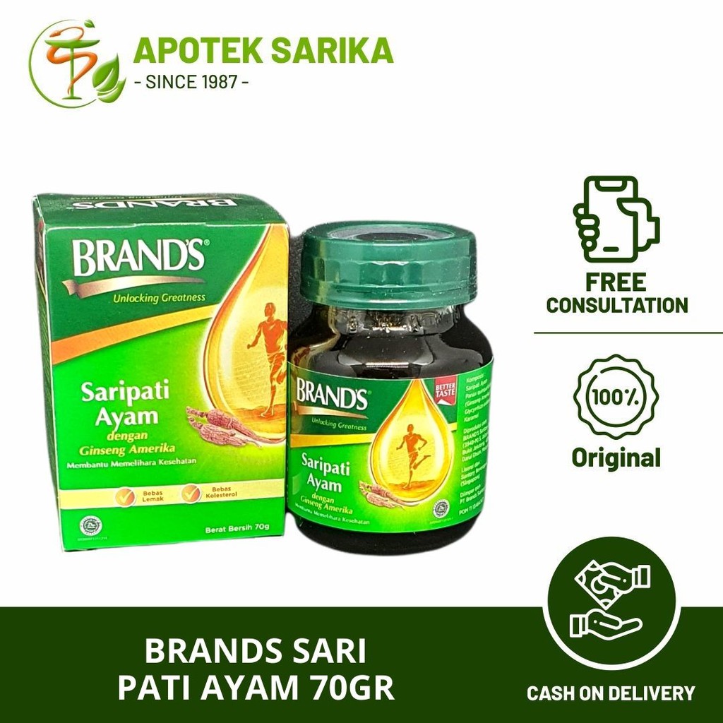 Brands Saripati Ayam original 70gr (menjaga kesehatan tubuh)