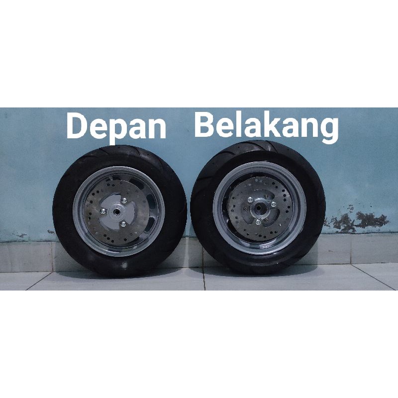 Velg kymco Ring 10 / velg honda monkey Ring 10 double disk cocok buat rakit honda monkey gorilla